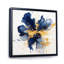 «Dark Blue and Gold Strokes I», art mural sur toile Fractals-1658084387-1658084386
