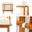 Chaise simple, chaise d'appoint avec coussin-1987646425