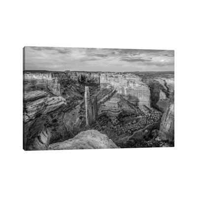 Spider Rock, Canyon De Chelley, Arizona - Wrapped Canvas Print
