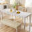 78" Rustic  Rectangle Dining Table Large  For 6-8 People-Table Only-135307626
