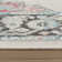 Balcony Terrace Short Pile Oriental Design Power Loom Cream/Grey/Blue Indoor/Outdoor Rug