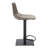 Swivel Upholstered Adjustable Height Counter Stool with Metal Frame-1547401270