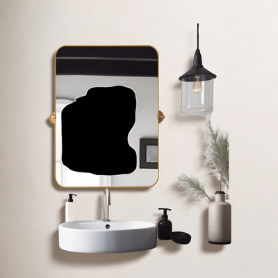 Qualls Metal Wall Mirror