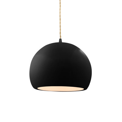 Luminaire suspendu 1 lumière DEL intégré Aschwin