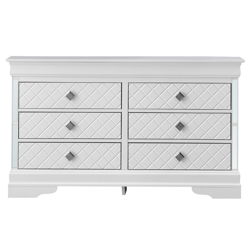 Commode Verona, champagne argenté, Champagne