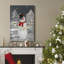 Festive Snowman I - impression sur toile tendue-425113281