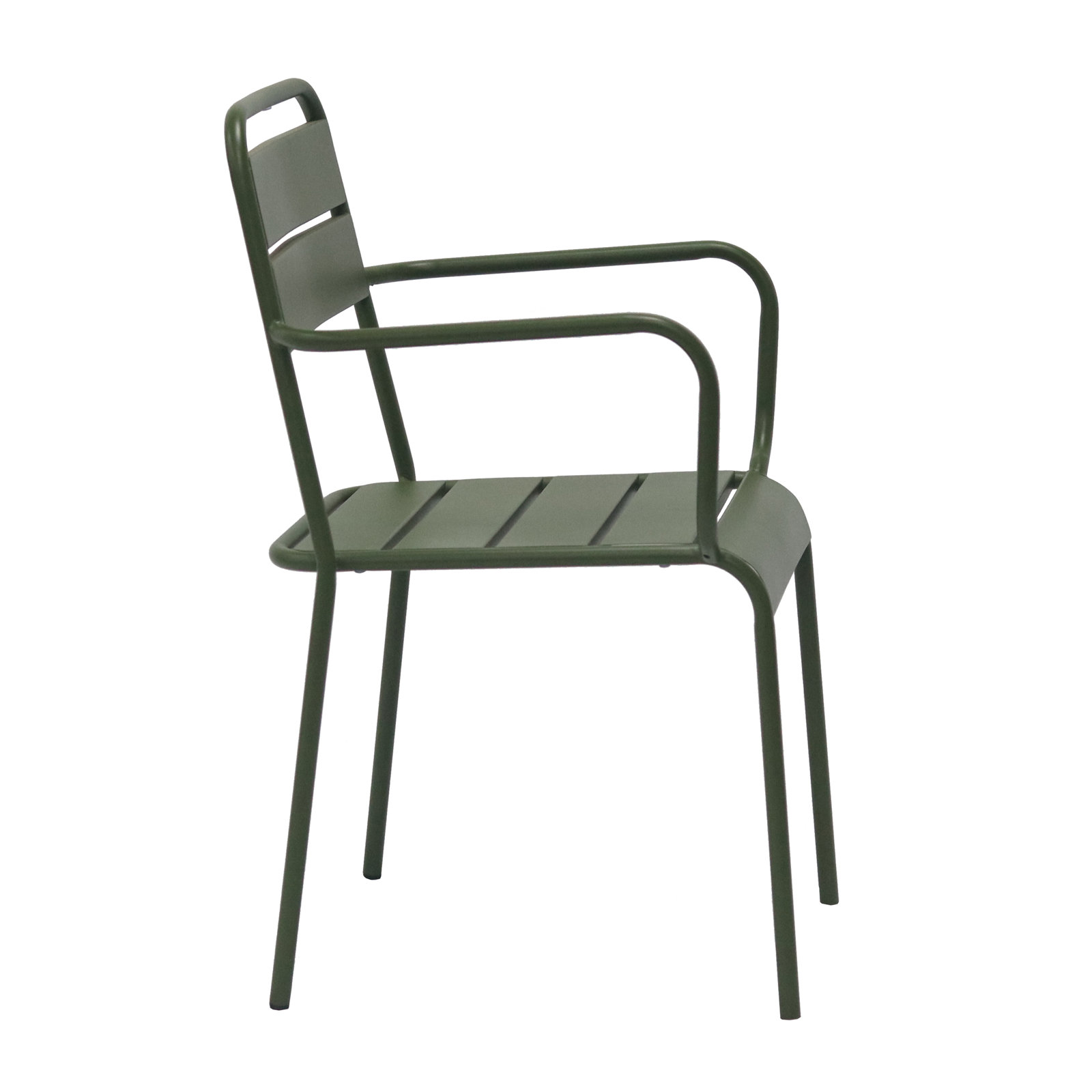 Pendry Stackable Patio Armchair, Green