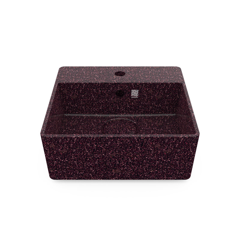 Cube40 15.75'' L Bathroom Sink, Berry