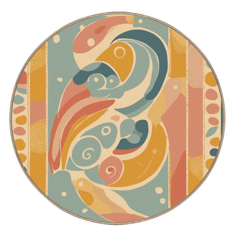 Flashy Beam Rug, Round 7'