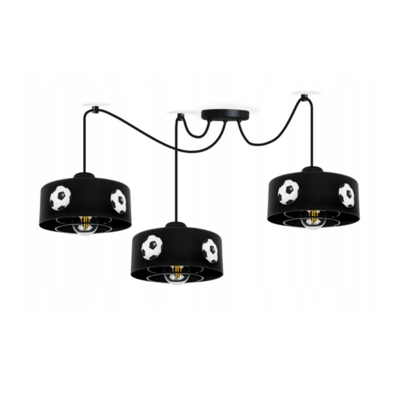Hertis 4 - Light Pendant, Black