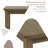 Solid Wood Teak Outdoor Side Table-114983521