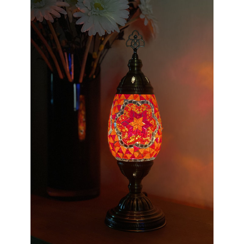 Karlie Metal Lighting Lamp, Red/Orange