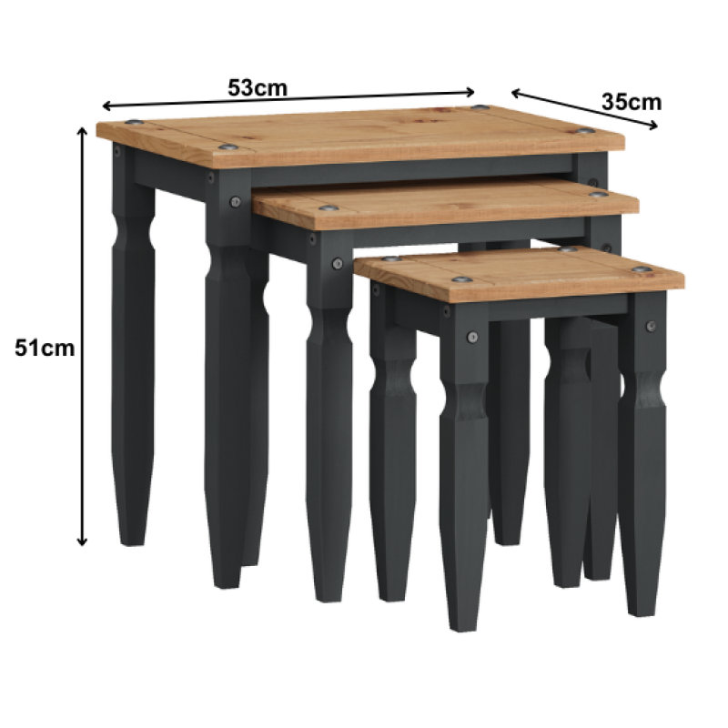 Misk Solid Wood End Table