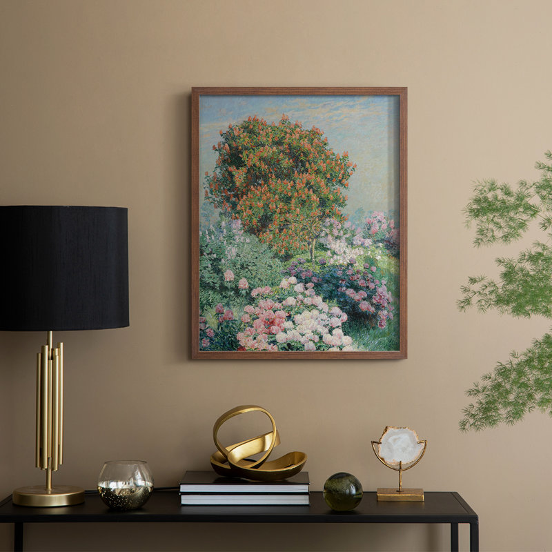 Vintage Landscape LIX Framed Print - Solid Wood, H 30 po x l 24 po, Noyer