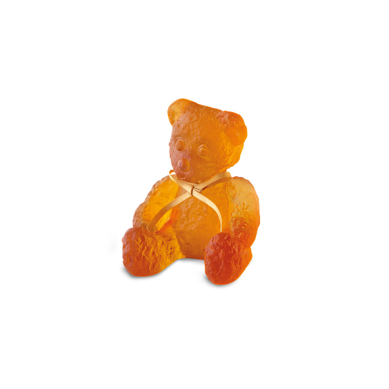 Doudours by Serge Mansau 375 Ex Figurine, Amber, 3.1" H x 2.2" W x 2.4" D