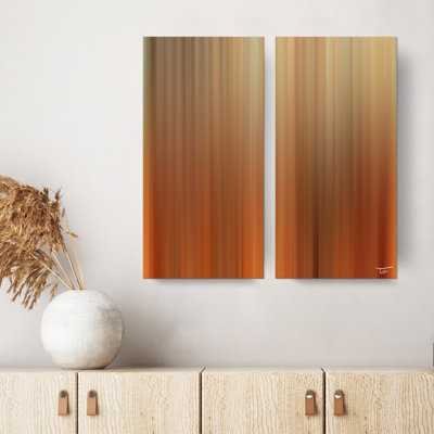 « blur stripes liv », reproduction de toile tendue sur toile