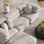 Canapé modulaire en velours 4 pièces Jubilee-104318363