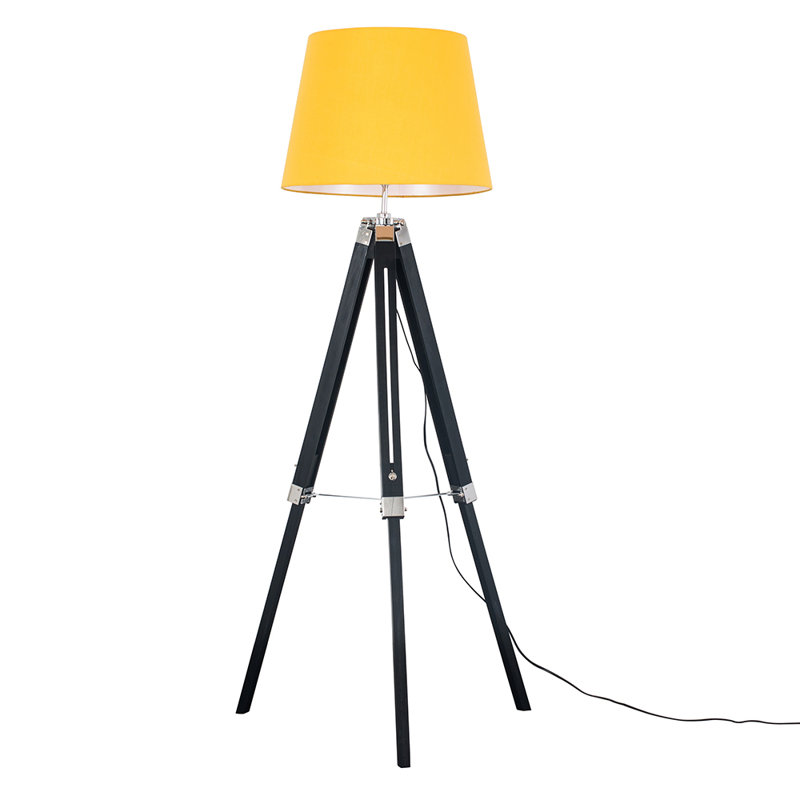 Bella Vista 175cm Tripod Floor Lamp, No Bulb, Grey