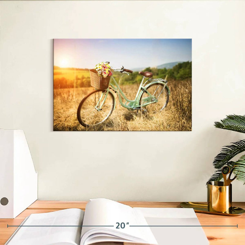 Vélo Mehar Vintage Flower, H 8 po x l 12 po