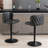 Adjustable Swivel Barstools With Tufted Back, Perfect For Home Pub And Kitchen Island