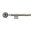 Abrahamson Antique Brass Adjustable 160cm to 300cm 2cm Single Curtain Pole-824022980-824023035