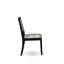 L'ensemble de salle à manger comprend une table de cuisine ronde avec plateau noir et 2 chaises empilables en tissu de polyester, noir-162132418