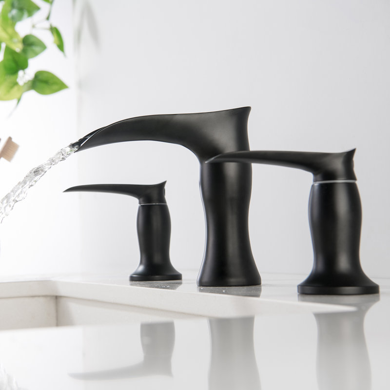 Watqen Bath Widespread 2-handle Bathroom Faucet