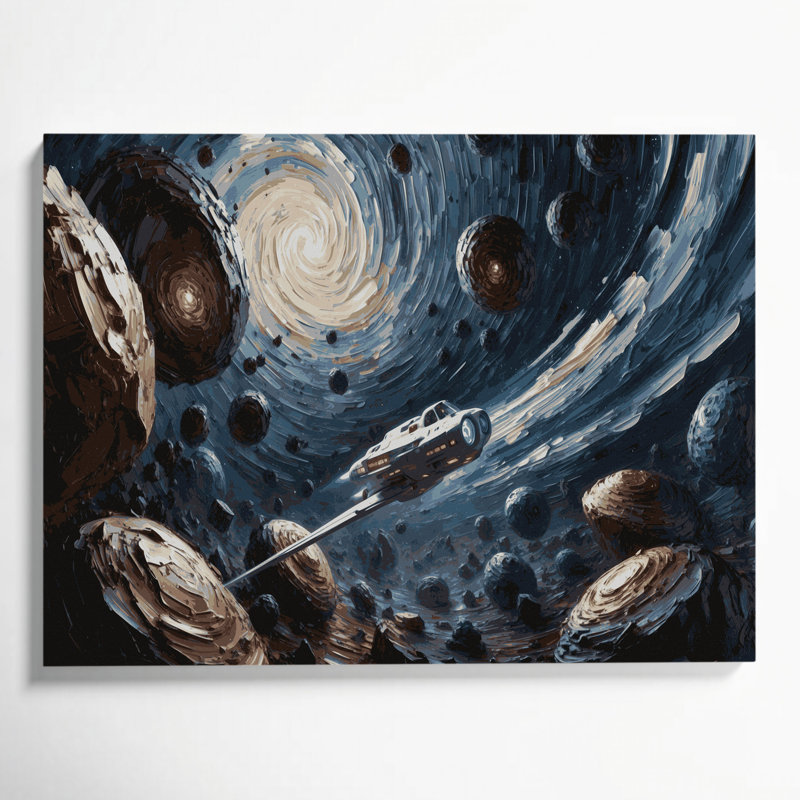 Art mural en toile Sci Fi, H 11 po x l 14 po