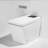 LED Smart Toilet With Bidet Built In Floor Mount Toilet Bidet Tankless Digital Display Bidet Toilet With Auto Open Close-119623964