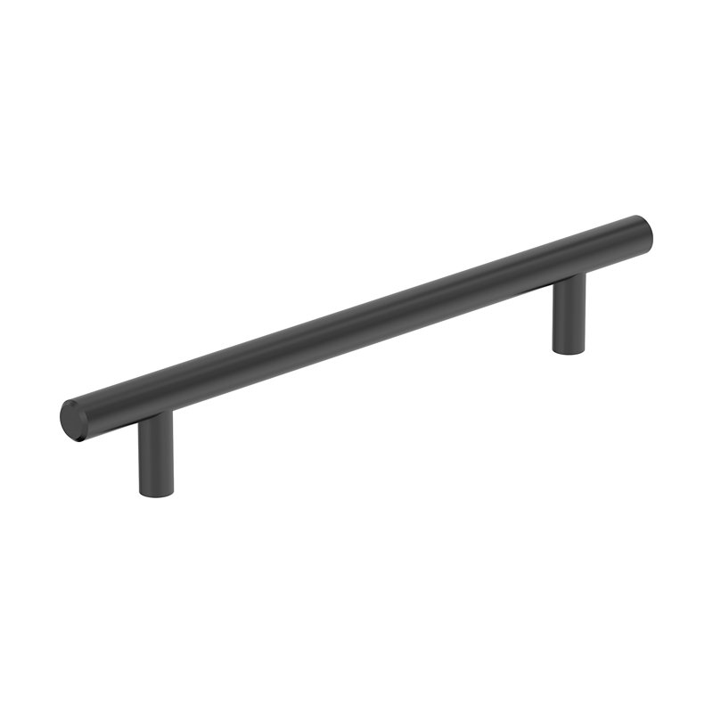 Poignées de barre centre à centre, Noir mat, 6 5/16", 10