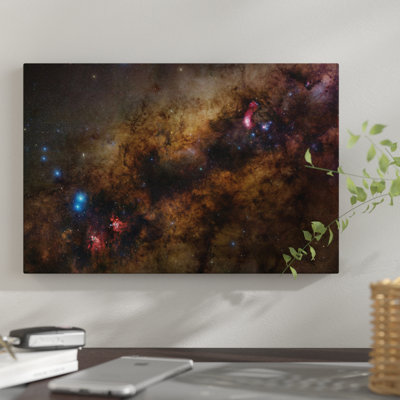 Milky Way Center par Robert Gendler - Impression sur toile tendue sur châssis