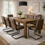 Real Genuine Leather Dining Kitchen Chair Metal Frame Dark Brown Fully Assembled 93Cm High X 52Cm Wide X 61Cm Deep