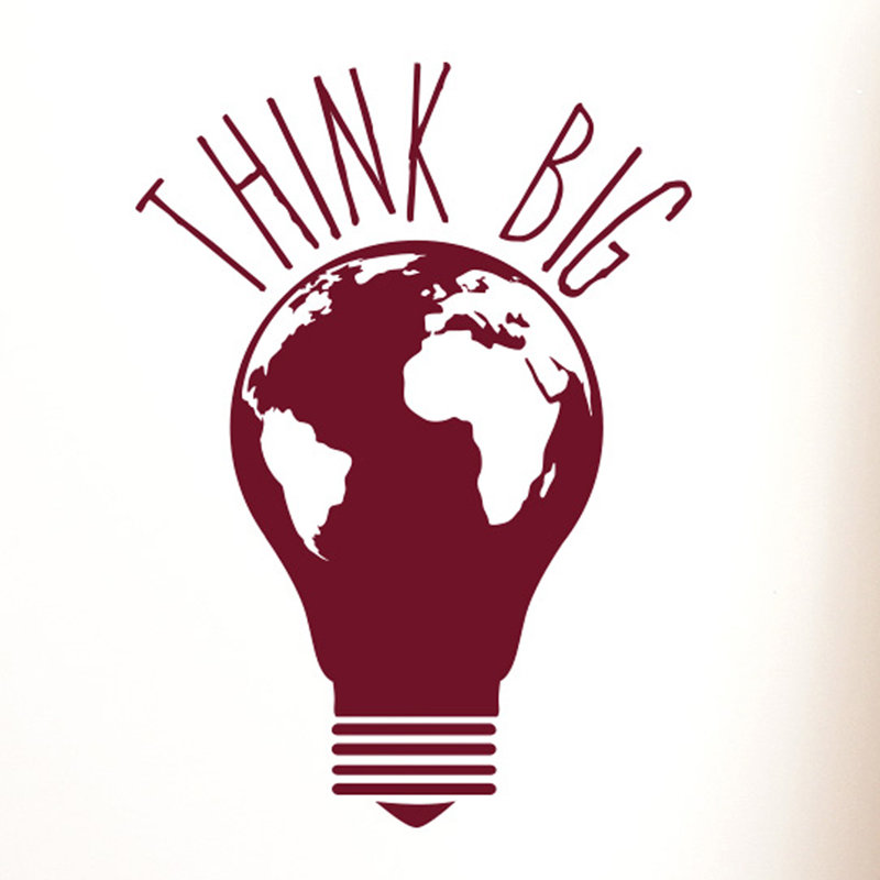 Wall Decal, Large, Burgundy