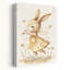 Dancing Daisy Bunny Dreamy Whimsical Abstract Daisy Rabbit Nature Spring Wall Art Print 1 Piece Wrapped Canvas Wall Art-1043695259