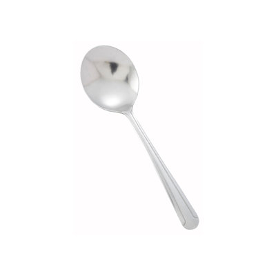 Cuillère à bouillon en acier inoxydable Domince, poids standard, 6 po (paquet de 12)