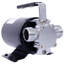 Pompe à eau alimentée par batterie 12 V DC - Mini pompe de transfert de puisard utilitaire portative 1 / 10hp 330gph, avec ensemble de tuyau d'eau et connecteurs en bronze chromé, noir pour usage domestique / utilitaire