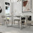 70 Inch Sintered Stone Dining Table With Brushed Metal Base-19276363