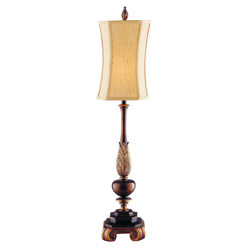 Lampe de table 1 lumière de 35,5 po de hauteur Sweet Ginger - or antique