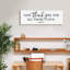 «Thank You For All Ceux I Love», art mural sur toile avec lettres et lignes, 36 po x 12 po