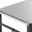 Chariot de salle à manger d'extérieur avec table de préparation pour barbecue à deux tablettes et support pour four à pizza avec roulettes | Idée de cadeau