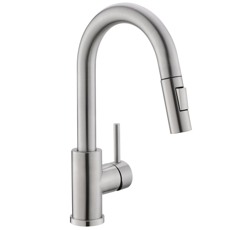 AWZTOO Kitchen Faucet, Brushed Nickel