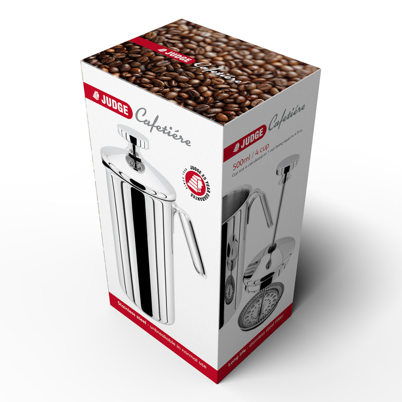 Judge, Coffee - Cafetiere, 4 cup