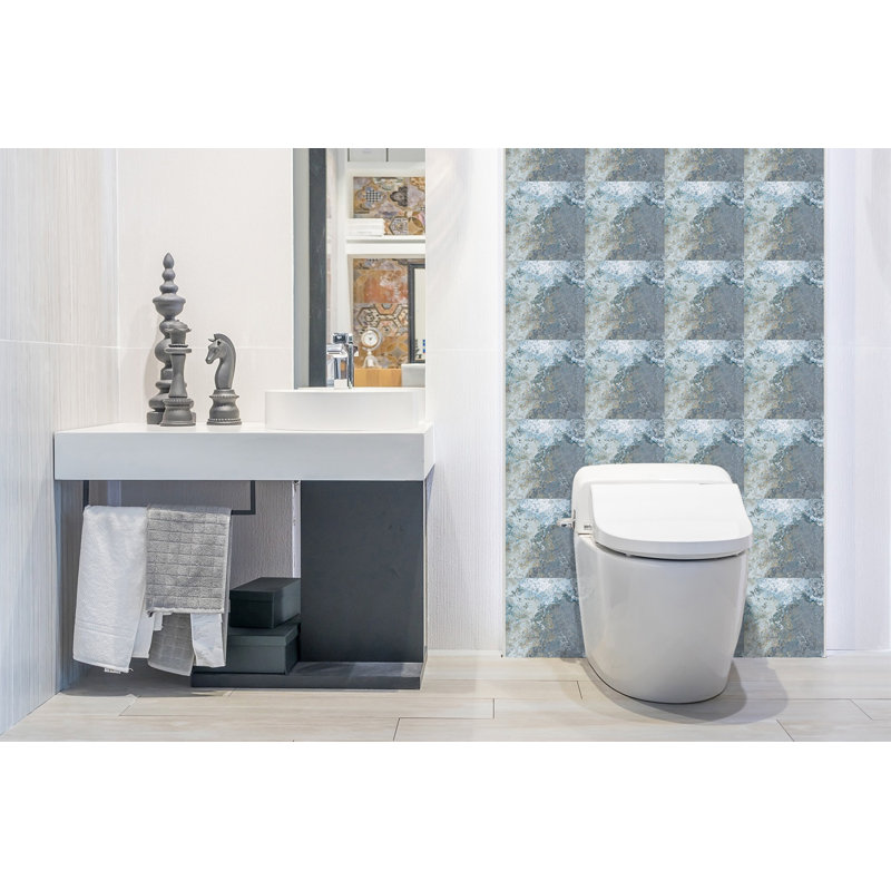 Self Adhesive Vinyl Splashback 39,37x19,68 Inch Wall Tiles Wall Stickers Tile Peel and Stick Sticker