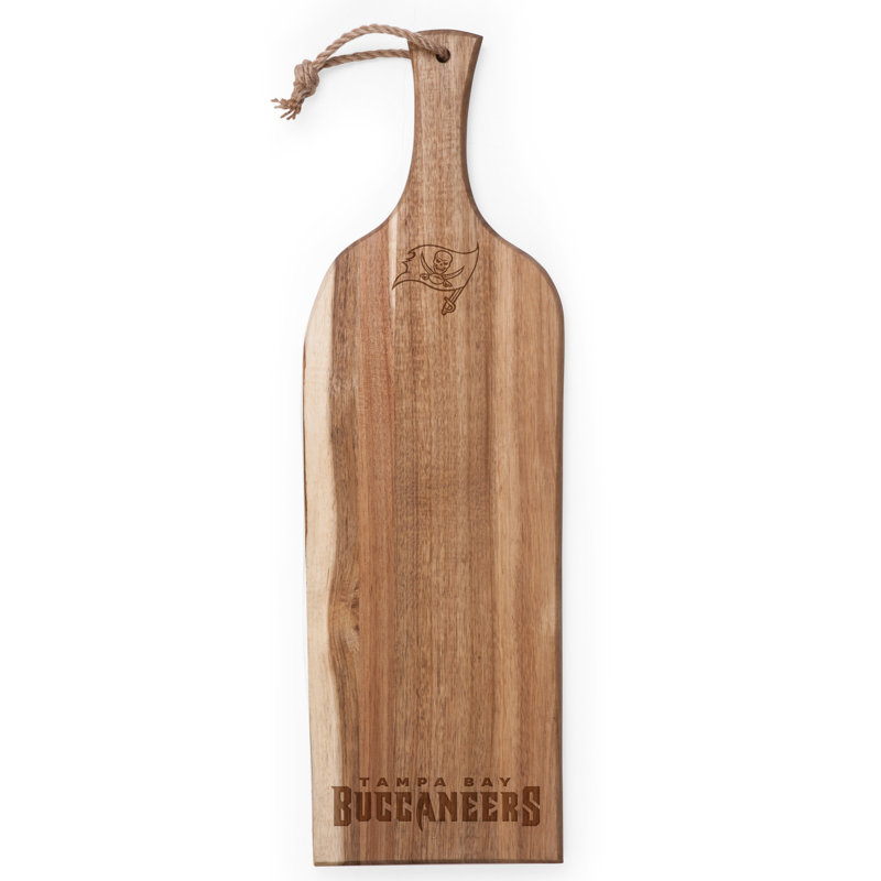 Planche à fromage en acacia Artisan, Buccaneers de Tampa Bay