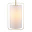 Luminaire suspendu cylindrique simple à 1 lumière