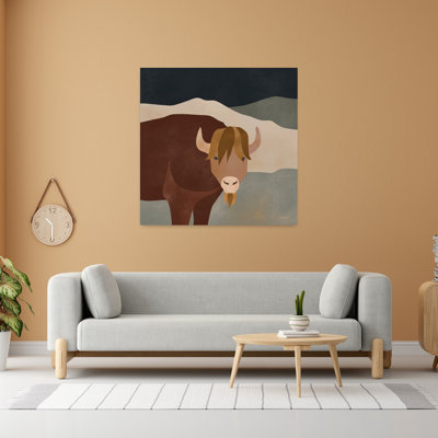 Mod Boho Bison Modern Bison Art
