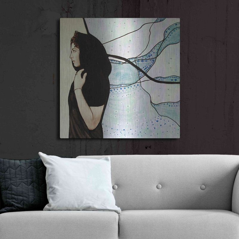 «Remembrance» par Rita Shimelfarb, art mural en métal, H 36 po x l 36 po