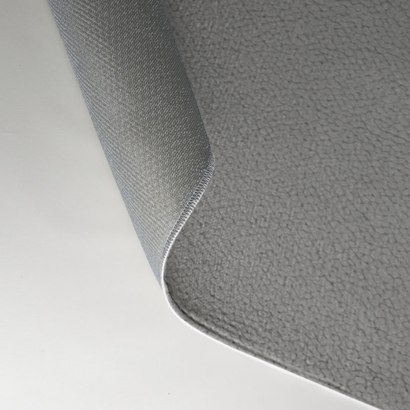 Tapis d'intérieur et extérieur gris uni