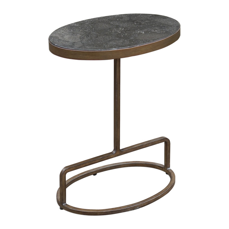 Schauer Stone Top End Table