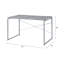 Table de bureau en métal 1pc-476908105